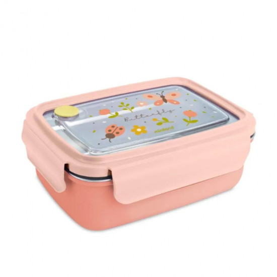 Caja Almuerzo Acero Inox Butterfly Caja Almuerzo Acero Inox Butterfly