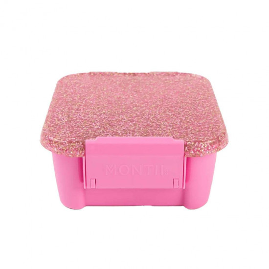 Caja Almuerzo Box Bento 2 Montii Pink Floss Glitter