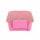 Caja Almuerzo Box Bento 2 Montii Pink Floss Glitter
