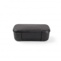 Caja Almuerzo Snack 2 Compartimentos Montii Negro