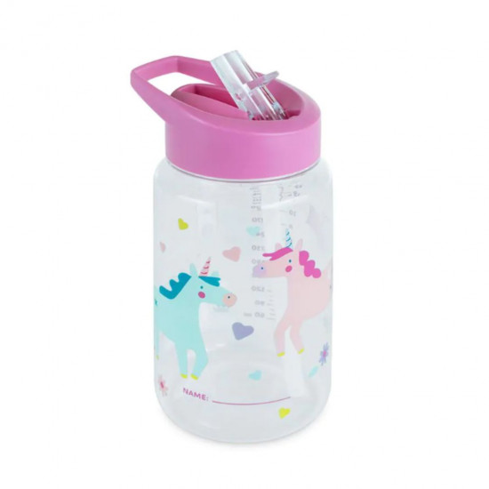 Botella Pajita Fantasy Unicornio Botella Pajita Fantasy Unicornio