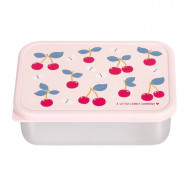 Caja Almuerzo Acero Cerezas