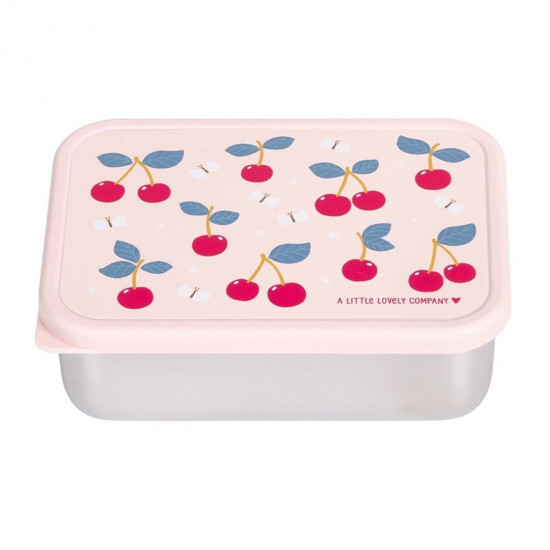 Caja Almuerzo Acero Cerezas