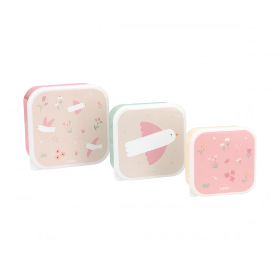 Set 3 Cajas Almuerzo Blossom Birds Set 3 Cajas Almuerzo Blossom Birds